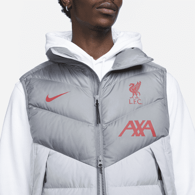 Liverpool F.C. Windrunner Men's Down Football Gilet. Nike IE