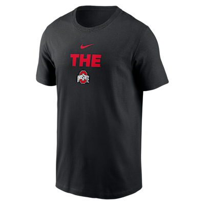 Ohio State 2-Hit Stacked Men's Nike College T-Shirt