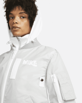 nike all white jacket