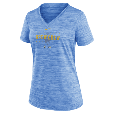 Nike Dri-FIT City Connect Velocity Practice (MLB Boston Red Sox) Women's  V-Neck T-Shirt.