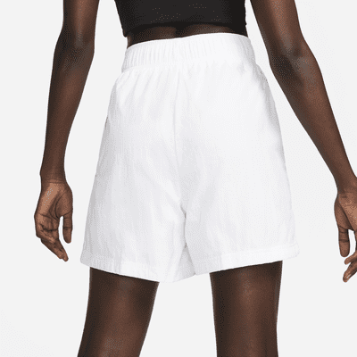 Shorts de tiro alto de tejido Woven para mujer Nike Sportswear Essential