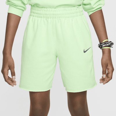 Shorts de tejido Fleece Dri-FIT para niña talla grande Nike Sportswear