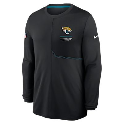 Jacksonville Jaguars Sideline Coach Men's Nike Dri-FIT NFL Long-Sleeve Top from Nike - $65