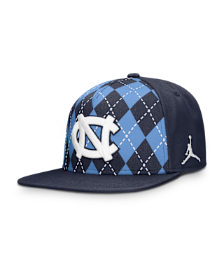 Мужские  North Carolina Pro Argyle Jordan Brand College Adjustable Hat