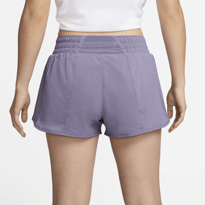 Shorts con forro de ropa interior Dri-FIT de tiro medio de 8 cm para mujer Nike One