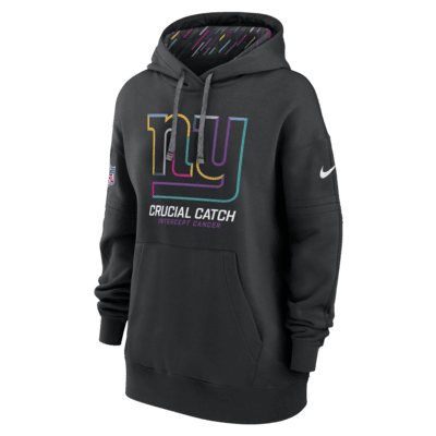 New York Giants Crucial Catch Club Women's Nike NFL Pullover Hoodie