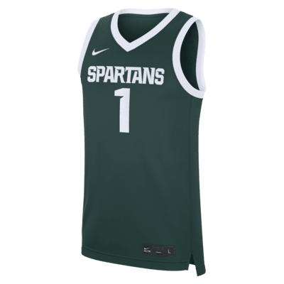 Michigan State Spartans Replica Men's Nike College Basketball Jersey