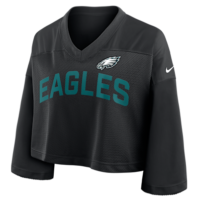 Philadelphia Eagles Wide Receiver Jersey Fashion Women's Nike Dri-FIT NFL Cropped Top