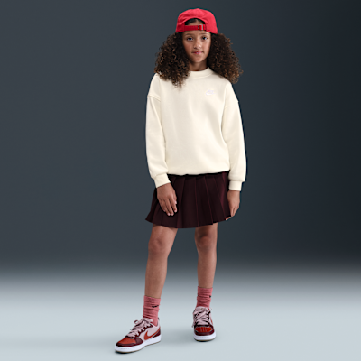 Sudadera oversized para niños talla grande Nike Sportswear Club Fleece