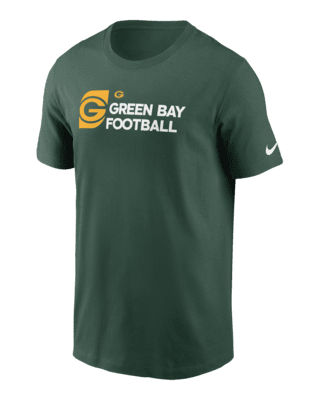 Мужская футболка Green Bay Packers Team Outline Essential Nike NFL