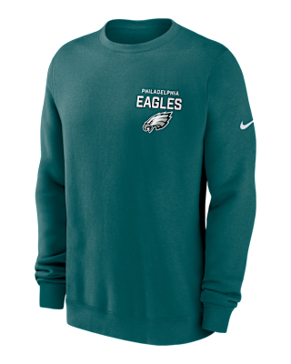 Мужские  Philadelphia Eagles Draw Block Club Nike NFL Pullover Crew