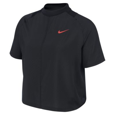 red and black nike shirt women's
