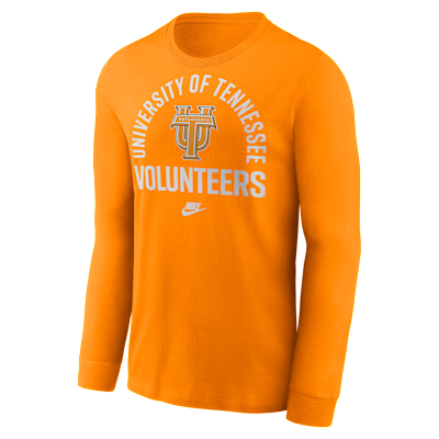 Tennessee Legacy Arched Logo Men's Nike College Long-Sleeve T-Shirt