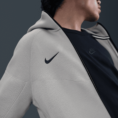 Tottenham Hotspur Tech Windrunner Nike Tam Boy Fermuarlı Fleece Erkek Kapüşonlu Futbol Üstü