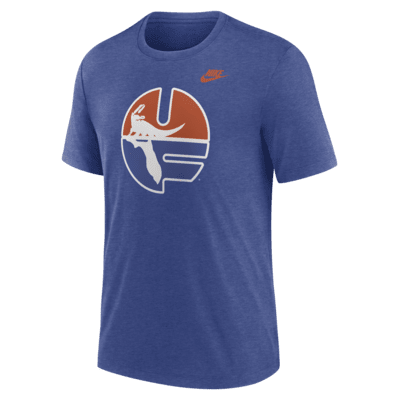 Playera universitaria Nike para hombre Florida Gators Blitz Evergreen Legacy Primary