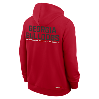 Georgia Sideline Men's Nike Dri-FIT College Full-Zip Hoodie