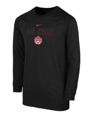 Canada Big Kids' (Boys') Nike Soccer Long-Sleeve T-Shirt. Nike.com