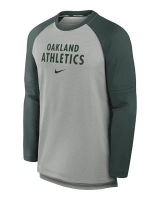 Мужская футболка Oakland Athletics Authentic Collection Game Time Nike Breathe MLB Long-Sleeve