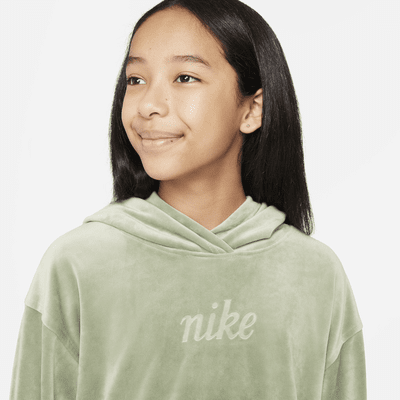 Sudadera con gorro sin cierre para niña Nike Sportswear