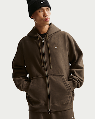 Мужское худи Nike Solo Swoosh Full-Zip Fleece Hoodie
