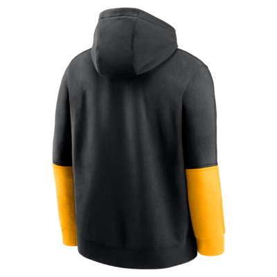 Sudadera con gorro sin cierre universitaria Nike para hombre Iowa Hawkeyes Sideline Team Issue Club