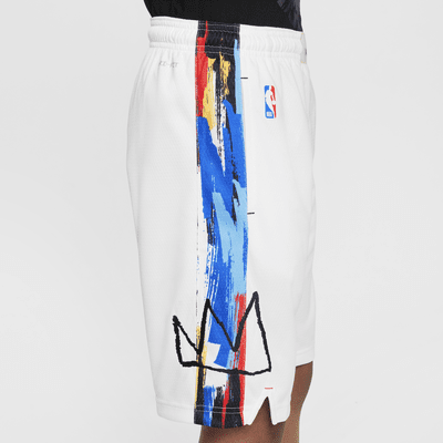 Brooklyn Nets Nike Dri-FIT NBA Swingman Shorts für ältere Kinder