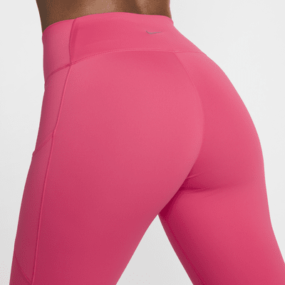 Leggings tiro alto de 7/8 con bolsillos para mujer Nike One