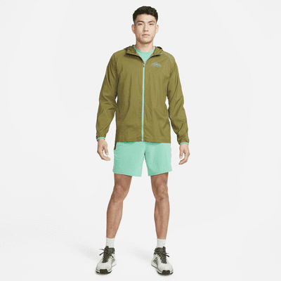 Nike Men's Lightweight Jacket - Green - M