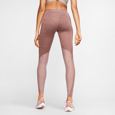 Damskie legginsy do biegania ze średnim stanem Nike Fast