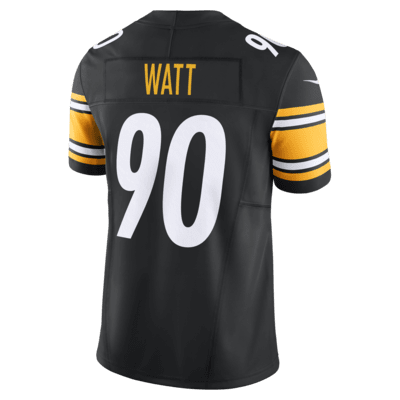 T.J. Jersey de fútbol americano Nike Dri-FIT de la NFL Limited para hombre T.J. Watt Pittsburgh Steelers