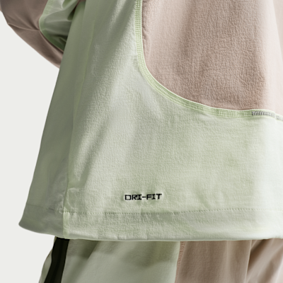 Nike Tech Men's Dri-FIT Woven Full-Zip Color-Block Windrunner Jacket