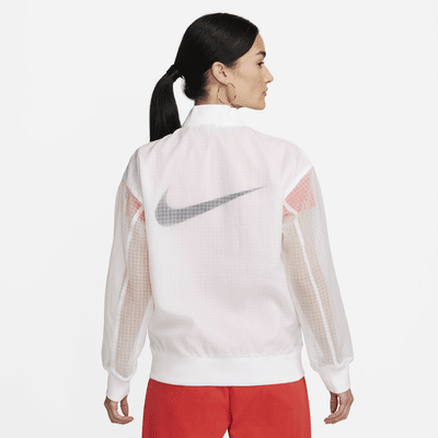 Ingenieros Lubricar Continuar Nike Sportswear Essentials Women's Woven Varsity Bomber Jacket. Nike ID