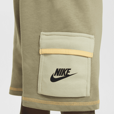 Nike Sportswear Reimagine Little Kids' French Terry Shorts Set