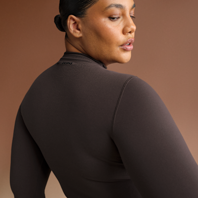 NikeSKIMS Vintage Seamless Women's Mock-Neck Crop Top