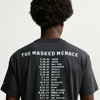 LeBron "Masked Menace"-basketball-T-shirt til mænd