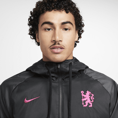 Vævet Chelsea FC Third Nike Football-tracksuit med hætte til mænd