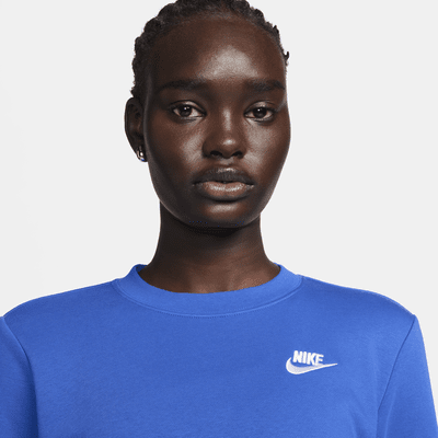 Sudadera con cuello redondo para mujer Nike Sportswear Club Fleece