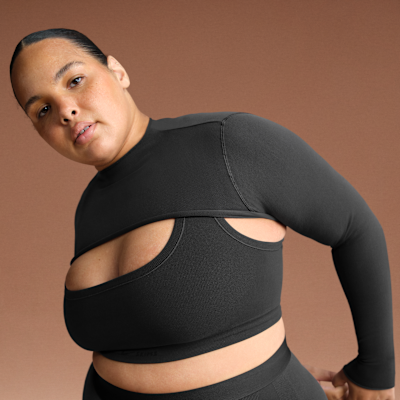 Bolero de manga larga para mujer NikeSKIMS Vintage Seamless