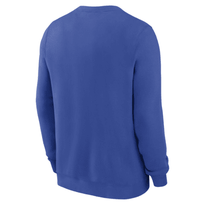 Sudadera sin cierre de cuello redondo Nike de la NFL para hombre Los Angeles Rams Club