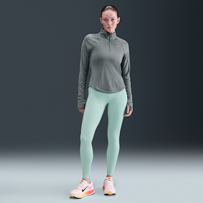 Top da running Dri-FIT con zip a 1/4 Nike Tempo – Donna