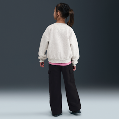 Nike Essentials Little Kids' Graphic Crew and Cargo Pants Set
