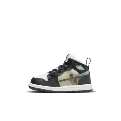 Jordan 1 Mid Baby/Toddler Shoes. Nike PT