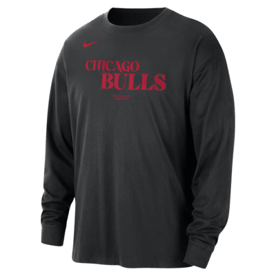 Chicago Bulls Courtside Nike NBA Uzun Kollu Erkek Tişörtü