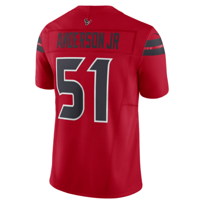 Jersey de fútbol americano Nike Dri-FIT de la NFL Limited para hombre Will Anderson Jr. Houston Texans