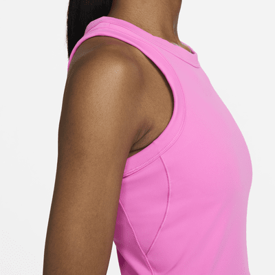 Camiseta de tirantes Dri-FIT cropped para mujer Nike One Fitted