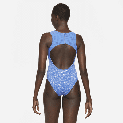 Nike Water Dots Women's Keyhole Back One Piece