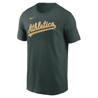 Мужская футболка Oakland Athletics Fuse Wordmark