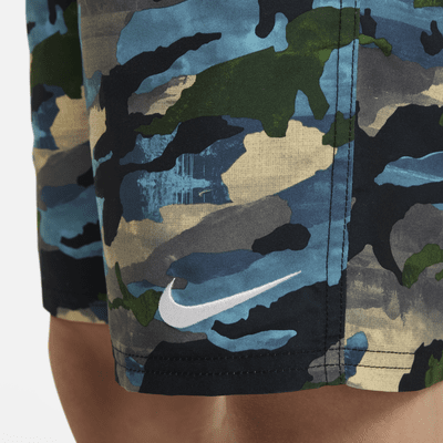 Shorts de voleibol de 18 cm para niño talla grande Natación Nike Classic Camo