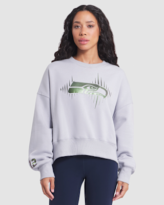 Женские  Seattle Seahawks Rivalries Collection Oversized Nike NFL Pullover Crew
