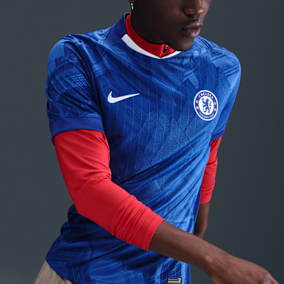 Chelsea F.C. 2025/26 Stadium Home Men's Nike Dri-FIT Football Replica Shirt